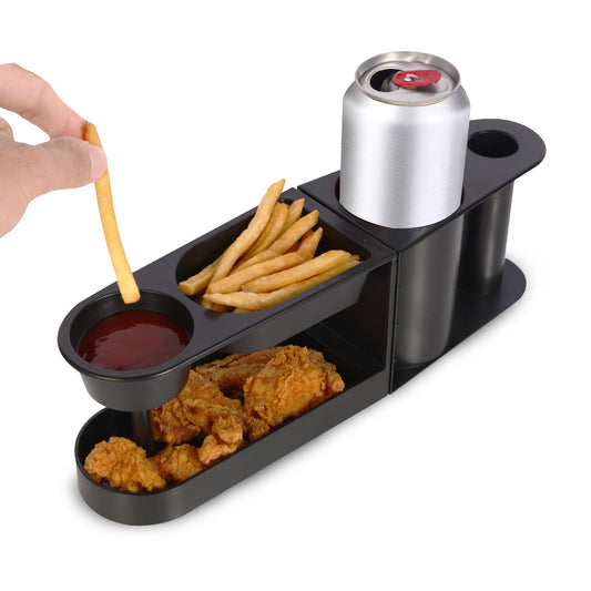 Longpartne beer holder with snacks tray camping gift