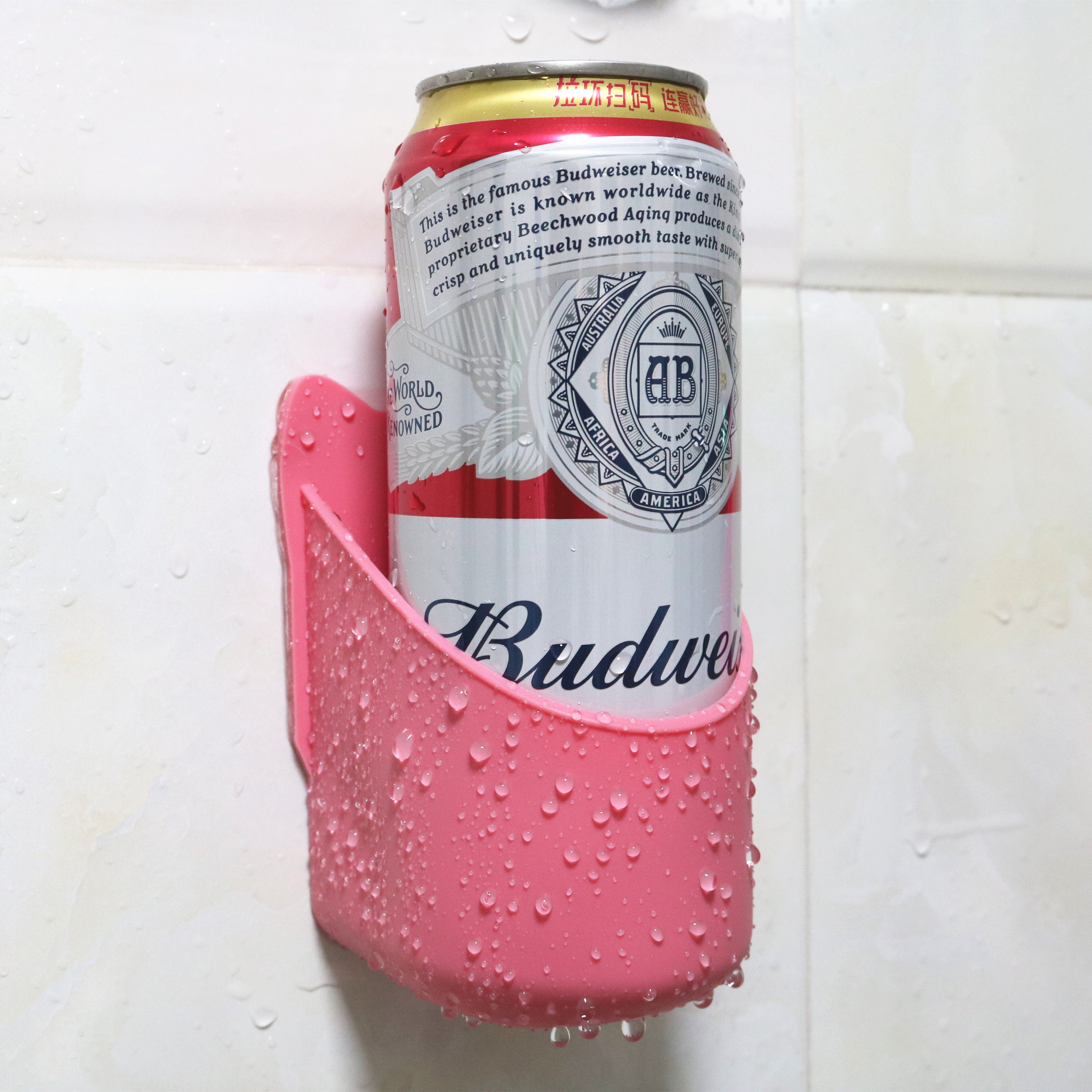 new arrival silicone shower beer holder