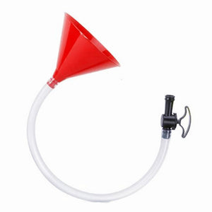 LongPartner kinkle free beer bong , beer funnel with high flow valve for bachelor party