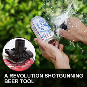 LongPartner pocket size shotgun beer tool  chuggy beer with one hand